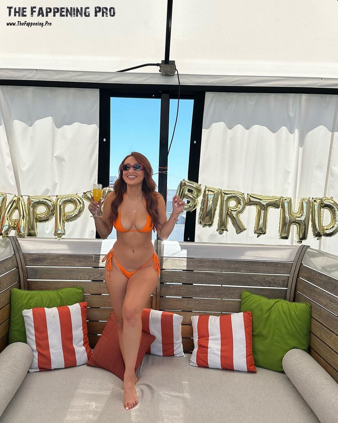 Actress Francia Raisa turned up the heat on her 35th birthday, flaunting her seductive curves in a tiny bikini. Known for her role in Bring It On: All or Nothing, she now stars as Valentina in How I Met Your Father. Check out the sizzling photos from her celebration!