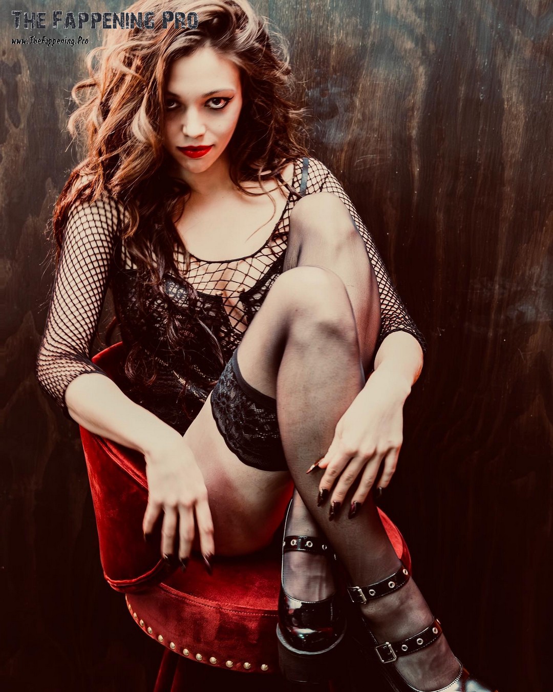 Get ready to be mesmerized by the stunning photos of actress India Eisley in sexy stockings! Captured by photographer Corey Castellano, these new images showcase the 30-year-old star in a seductive outfit, highlighting her alluring legs in black leather stockings. Known for her roles in popular TV series and movies, India Joy Eisley continues to captivate audiences with her undeniable charm and beauty. Don't miss out on this tantalizing glimpse into the world of a Hollywood sensation.