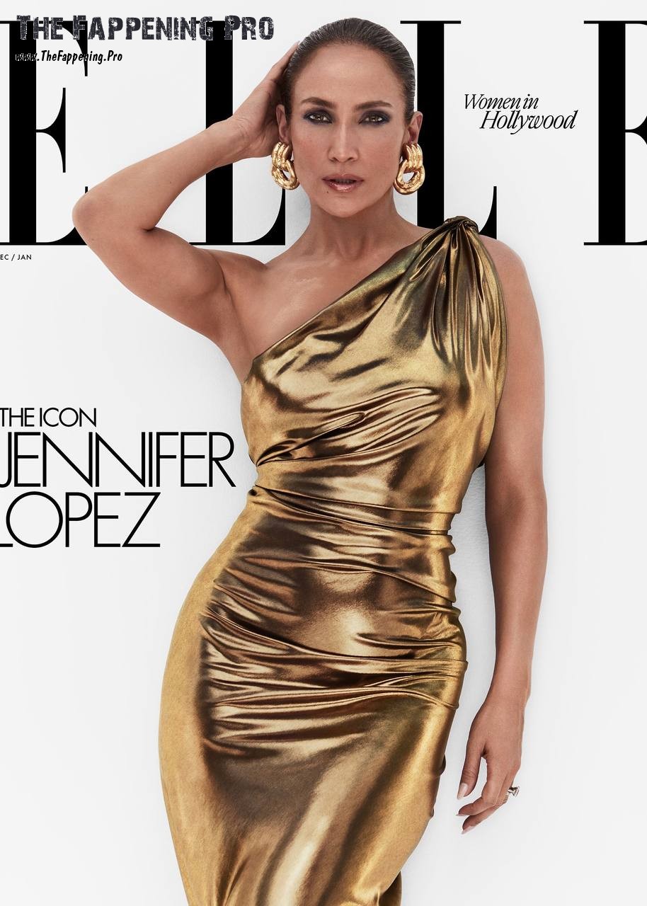 Get ready to be amazed by the ageless beauty of Jennifer Lopez in the latest magazine covers! Despite being 54 years old, J Lo stuns in jaw-dropping outfits in both American Elle and Variety Magazine. From a sexy low-cut dress showcasing her legs to a daring red ensemble for Valentine's Day, Jennifer Lopez leaves nothing to the imagination. You won't want to miss seeing how this iconic singer and actress continues to captivate with her timeless style and confidence.